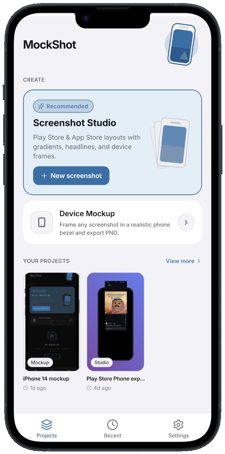 MockPixel home screen